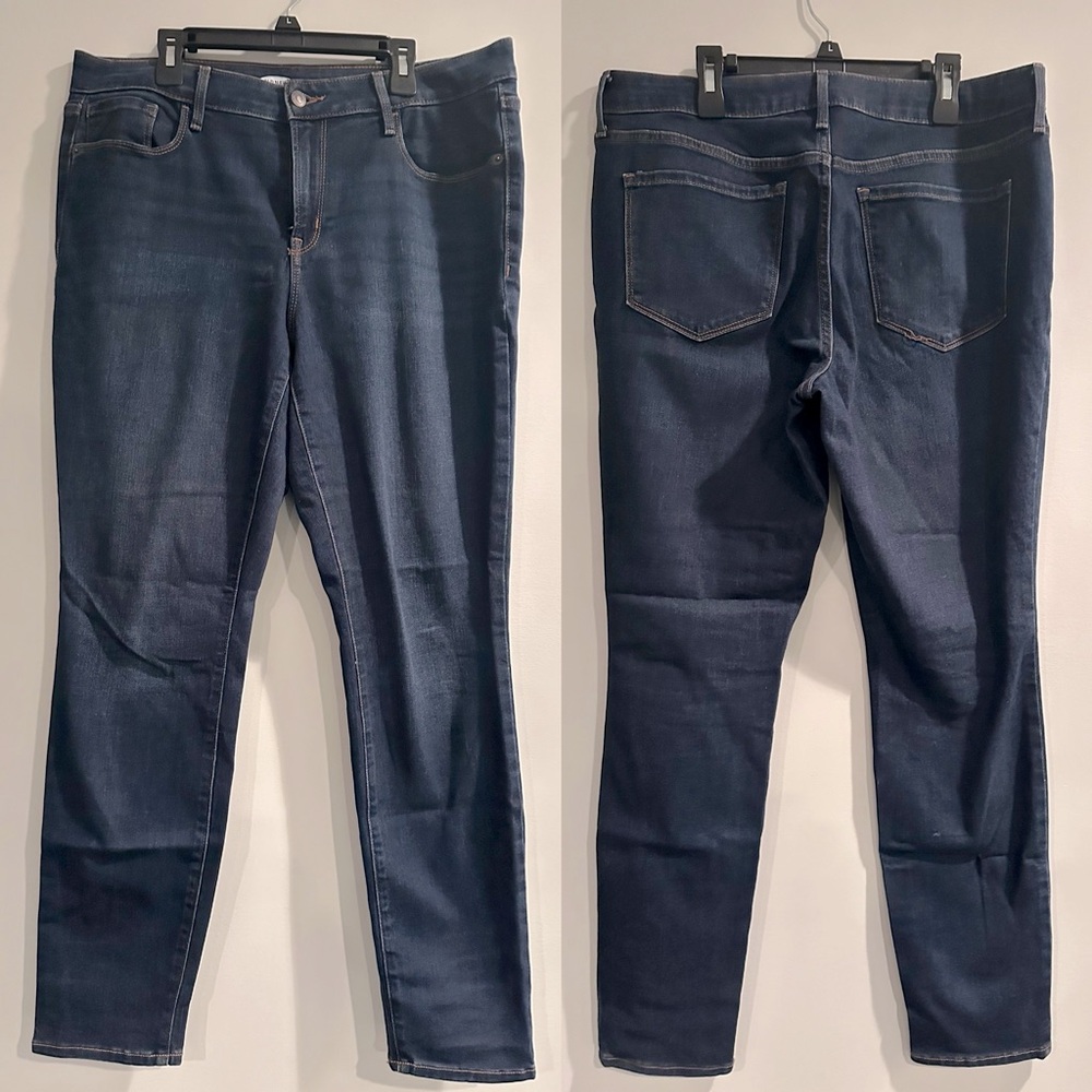 Old Navy Pop Icon Skinny Jean Dark Wash 12